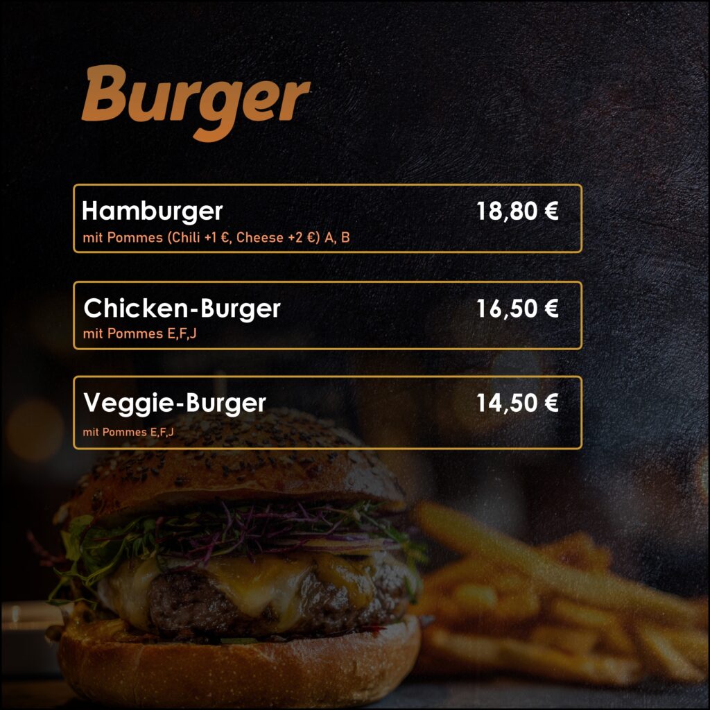 burger menü 1